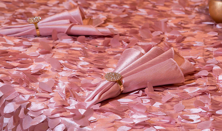 Pink Table Setting